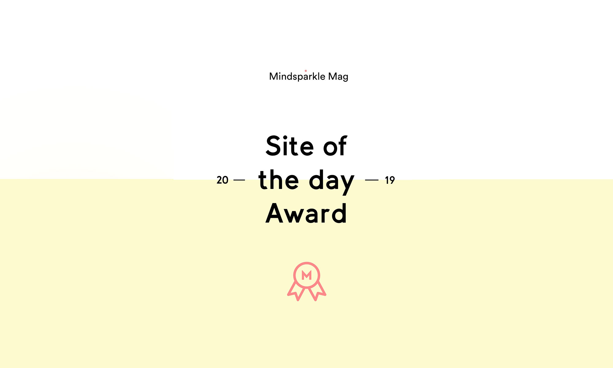 Site Of The Day Award – Mindsparkle Mag