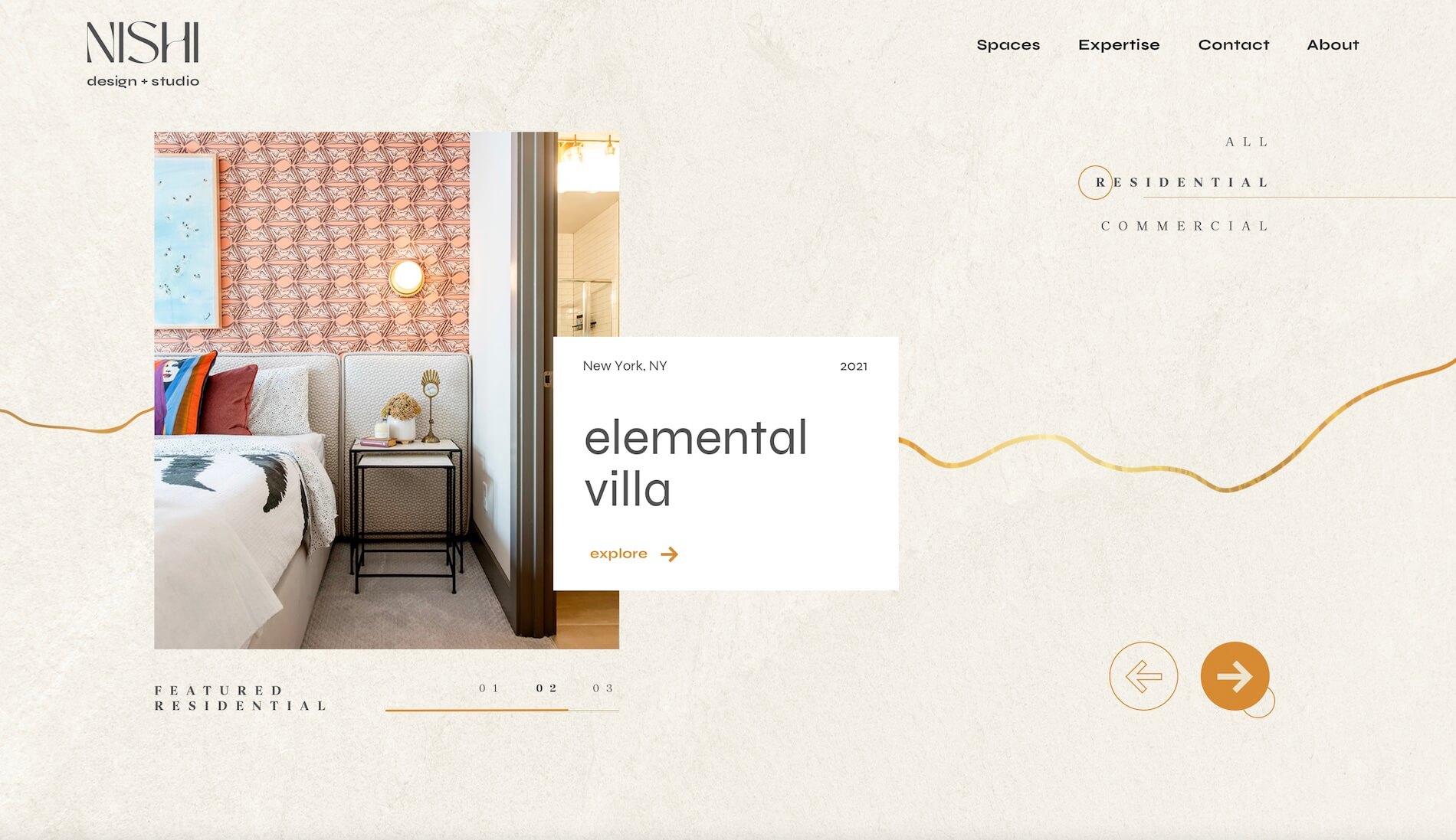 website design for interior design companies