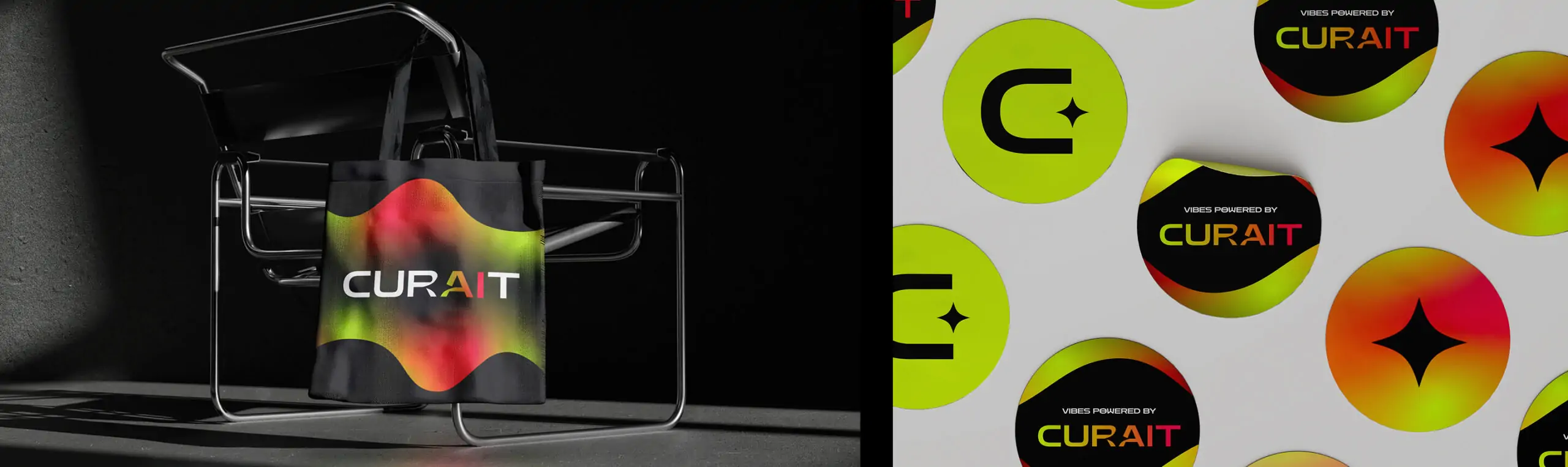 Curait Tote Bag and Stickers