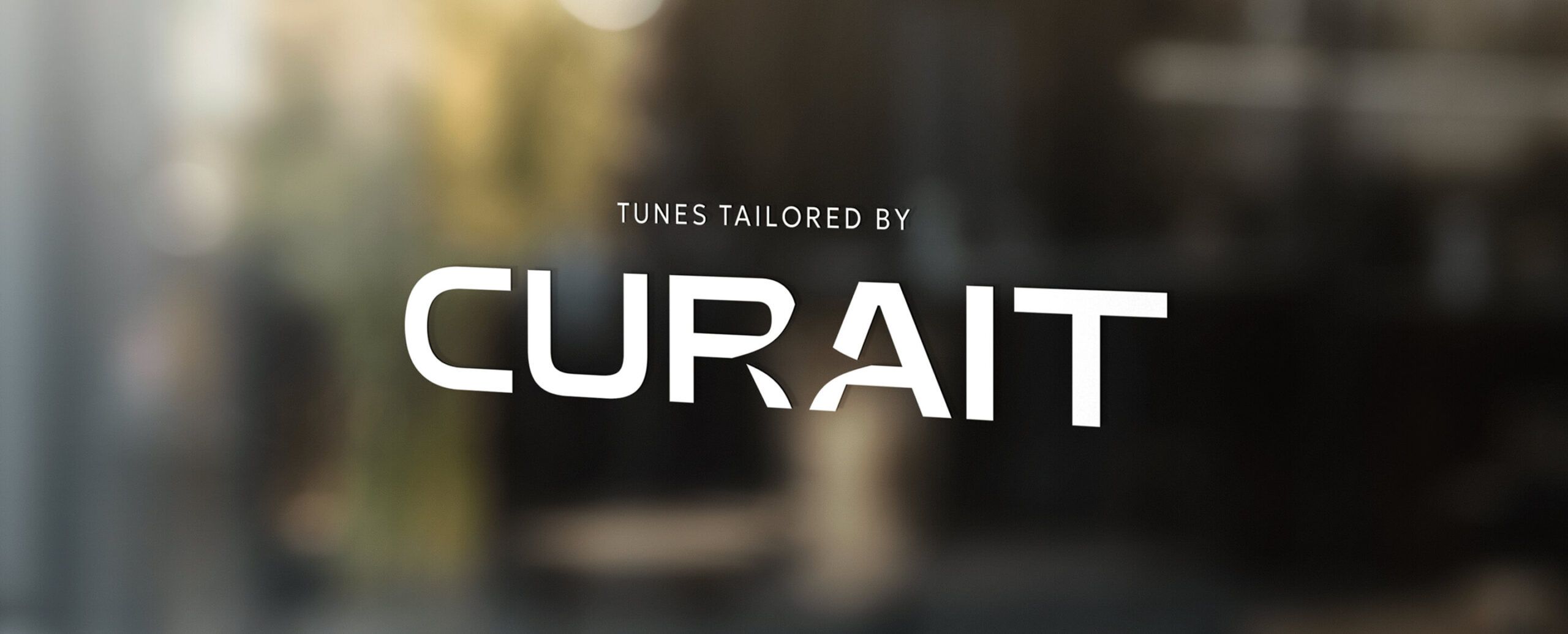 Tunes Tailored by Curait Window Signage