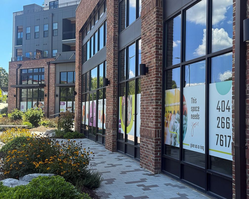 Window Signage for Echo St. West