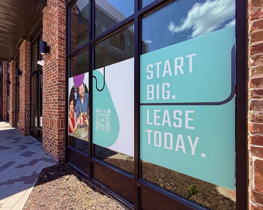 Window Signage for Echo St. West