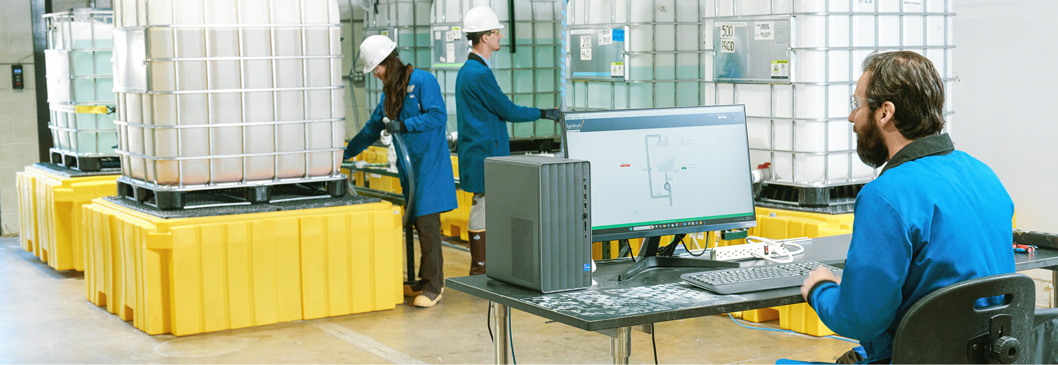 Travertine Demonstration Plant Interior