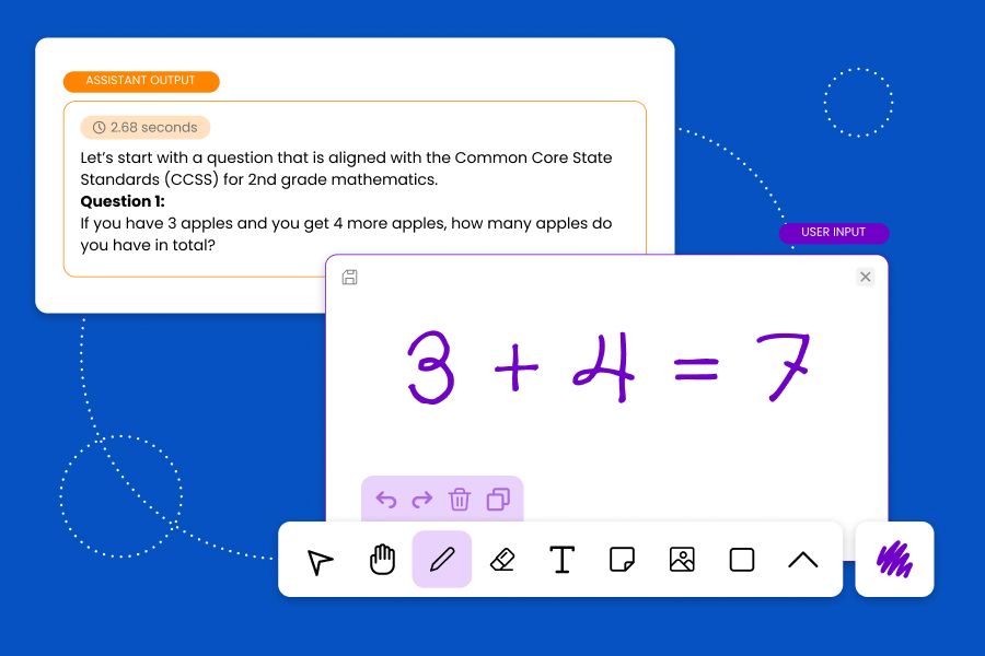 Screenshot of BrainFreeze of Whiteboard graphics