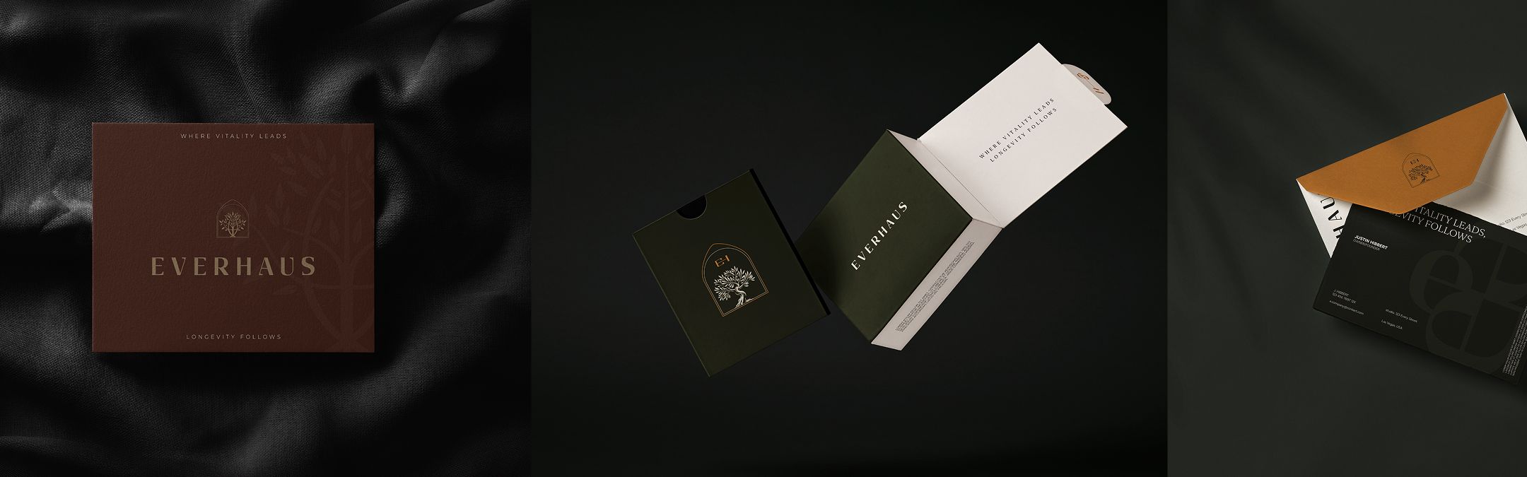 Collage of Image of Everhaus brand collateral