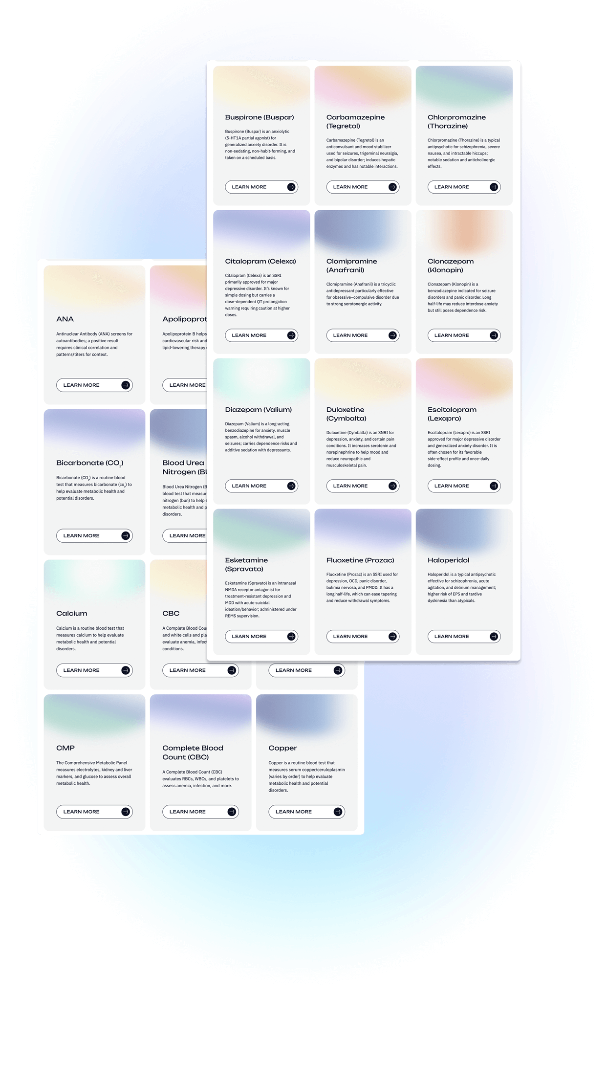 Modify Medication Cards