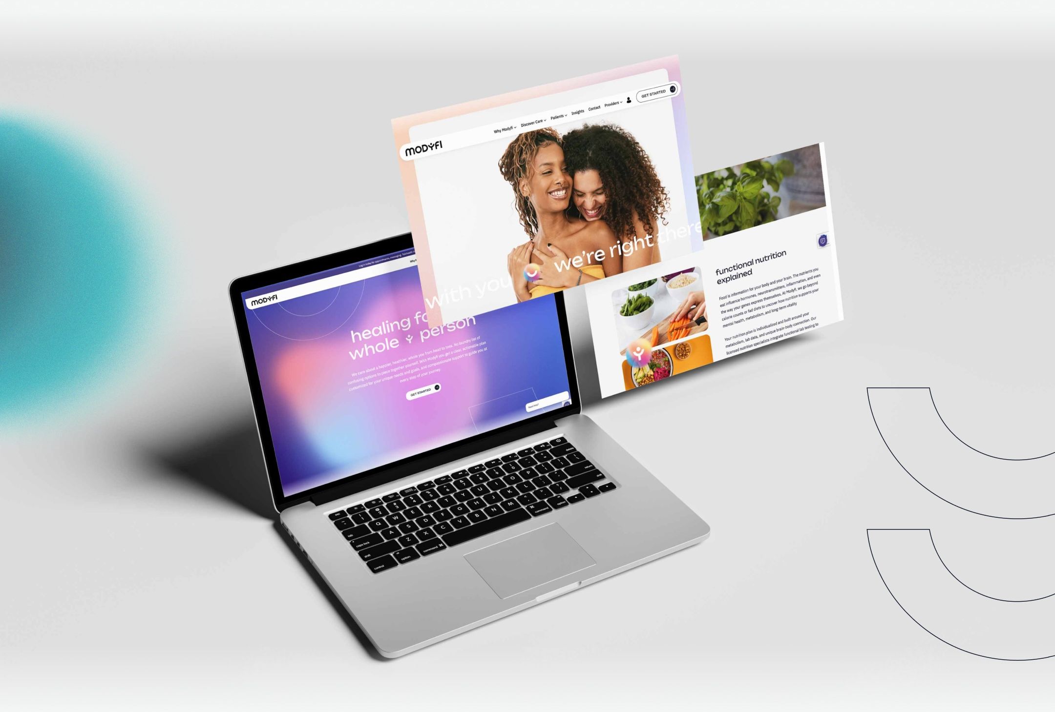 Modyfi Website Mockups