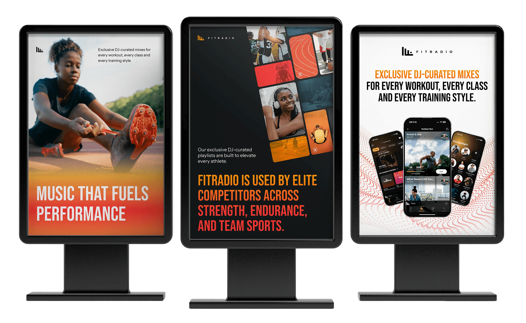 fit radio ad mockups