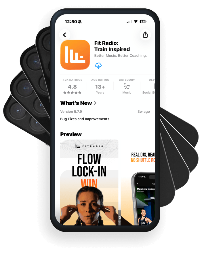 Fit Radio App Design