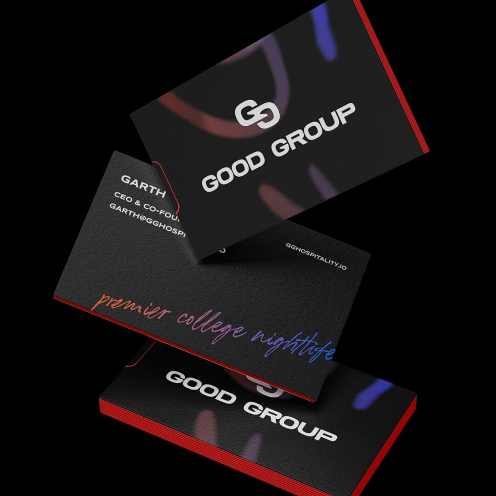 Good Group Business card design